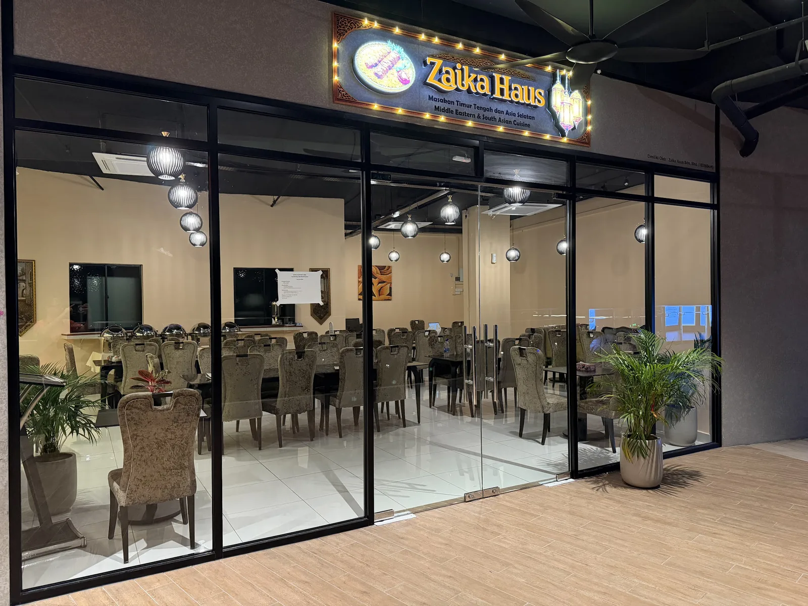 Zaika Haus (Middle Eastern and South Asian Cuisine)